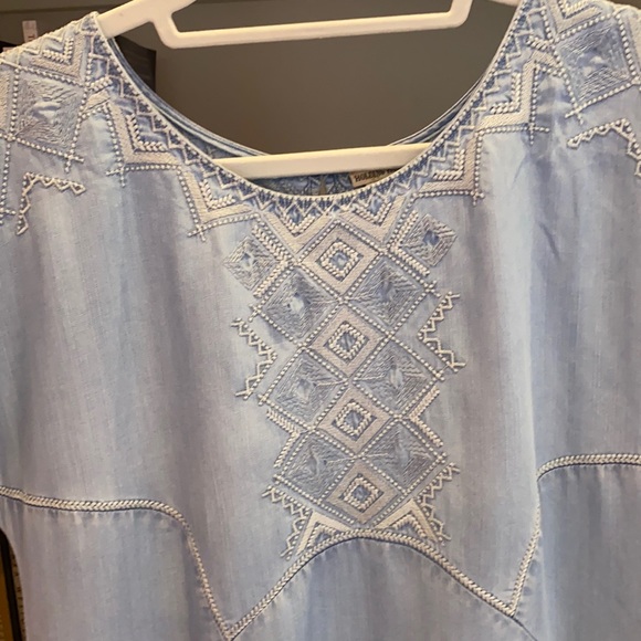 Chambray Denim Dress from Anthropologie - Picture 2 of 6